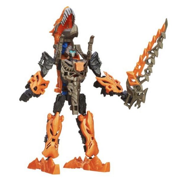 Transformers Construct-Bots Dinobot Grimlock 25 PIECES OPEN BOX w Box Damage - Picture 10 of 12